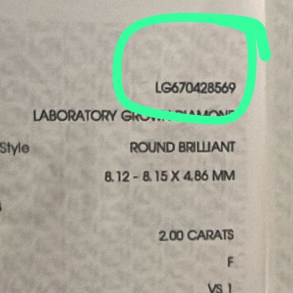 4.00 CTW Lab Diamond Stud Earrings (2.00 CT Each) – F/VS1 Round Brilliant - Picture 8 of 8